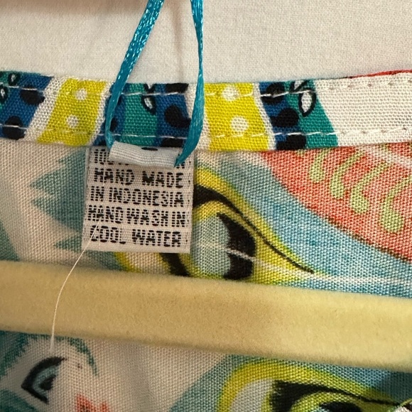 Sister & Me matching tropical print Cover ups Tops size xsmall & Large - Picture 4 of 12